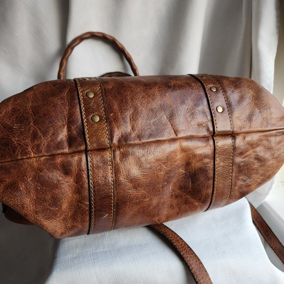 Patricia Nash Leather Brown Crossbody Bag /Handbag - Picture 8 of 16